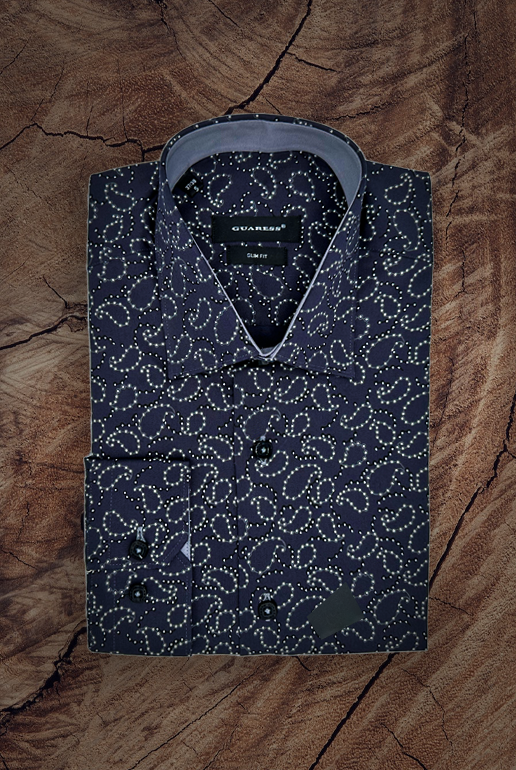 Guaress Navy Paisley